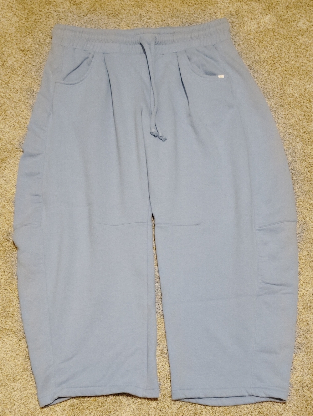 Urban Outfitters Light Blue Women's Wide leg Drawstring Joggers